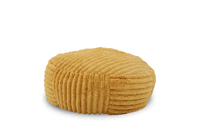 SILLÓN PUFF PRAGA MUSTARD